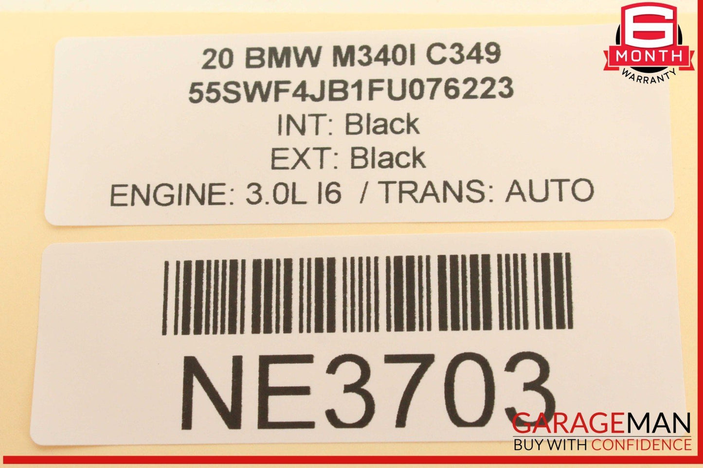 19-24 BMW M340i 330i 330e G20 Rear Center AC Temperature Climate Control Panel