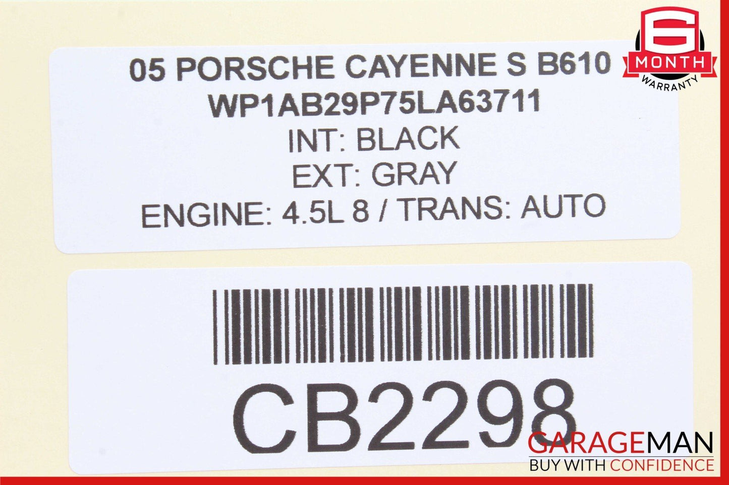 03-10 Porsche Cayenne S 955 957 Rear Right Side Door Lock Latch Actuator OEM