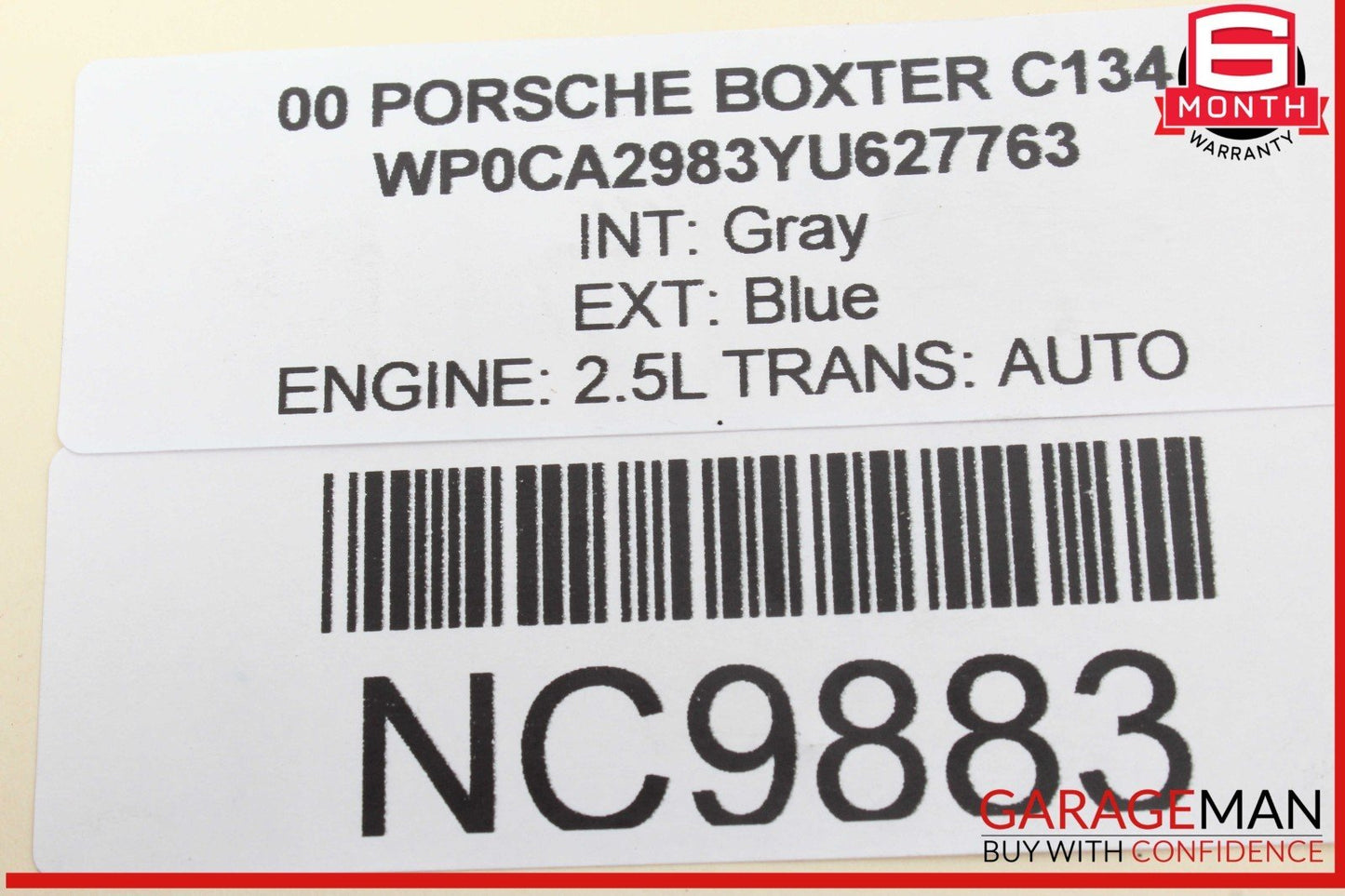 97-04 Porsche Boxster 986 Power Steering Gear Rack 99634701106 OEM