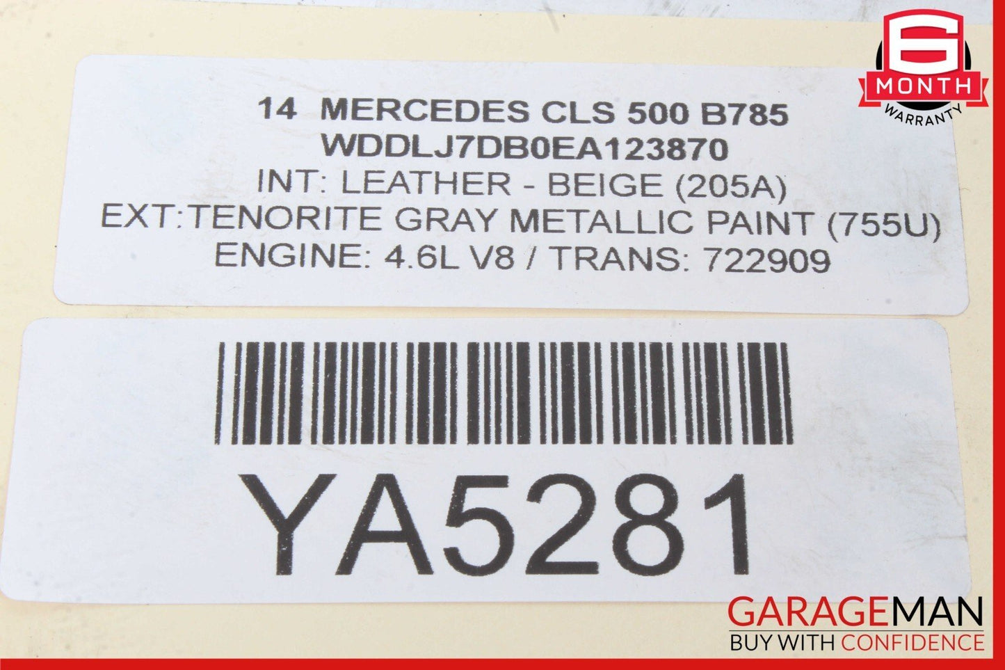 12-18 Mercedes W218 CLS550 E550 M278 Left Turbo Charger Turbocharger Manifold