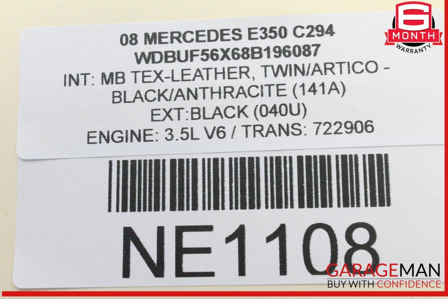 00-13 Mercedes W211 E350 S500 Engine Throttle Valve Body 1131410125 OEM