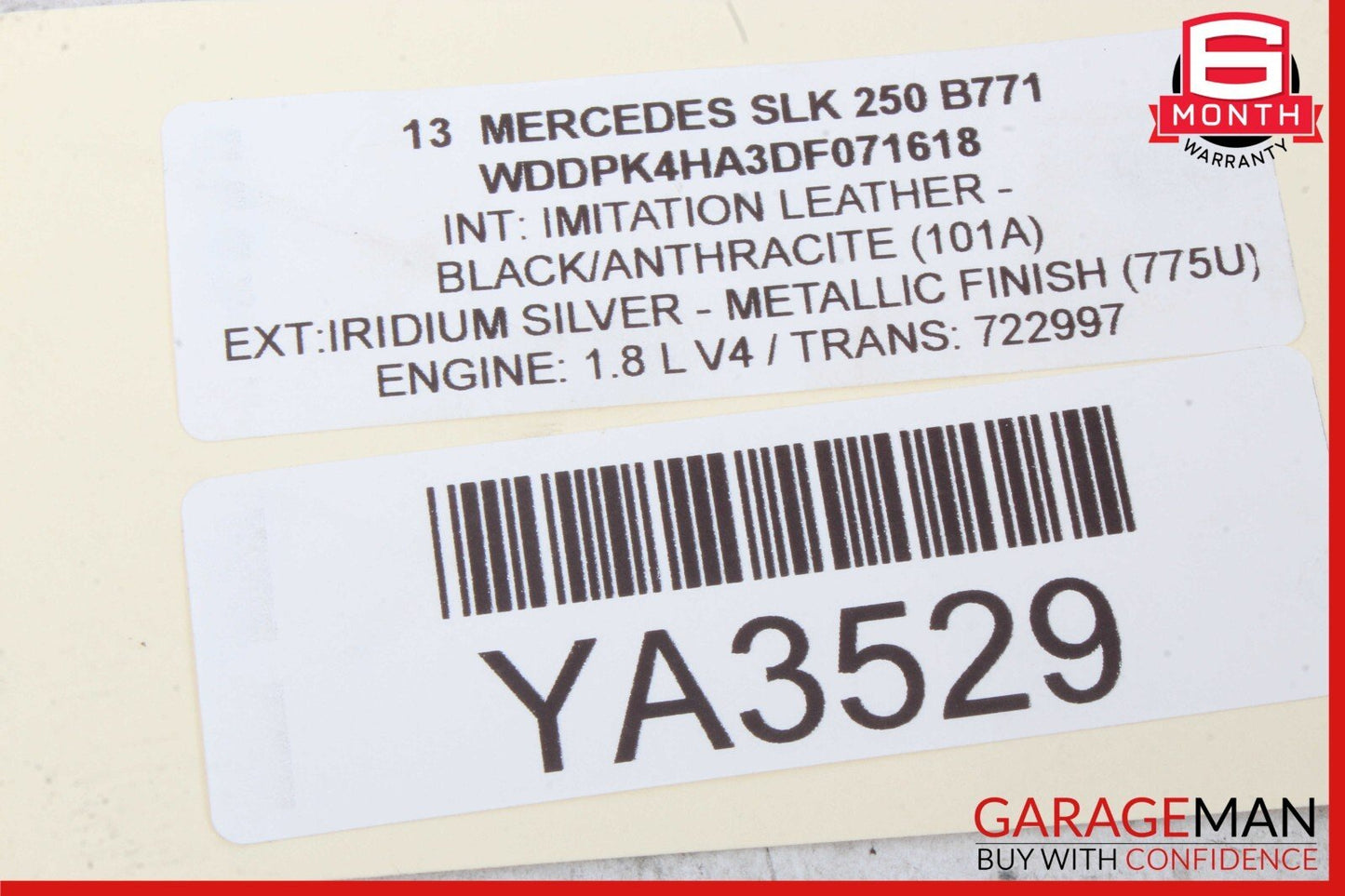 12-16 Mercedes R172 SLK250 SLK350 Rear Fuse Relay Junction Box Module Assy