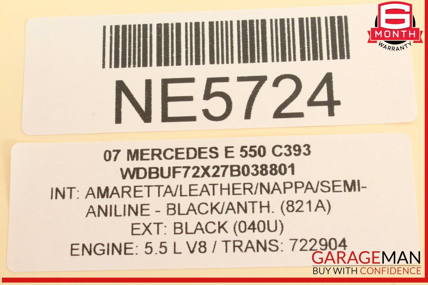 03-09 Mercedes W211 E550 E350 Front Left Side Door Control Module Unit OEM