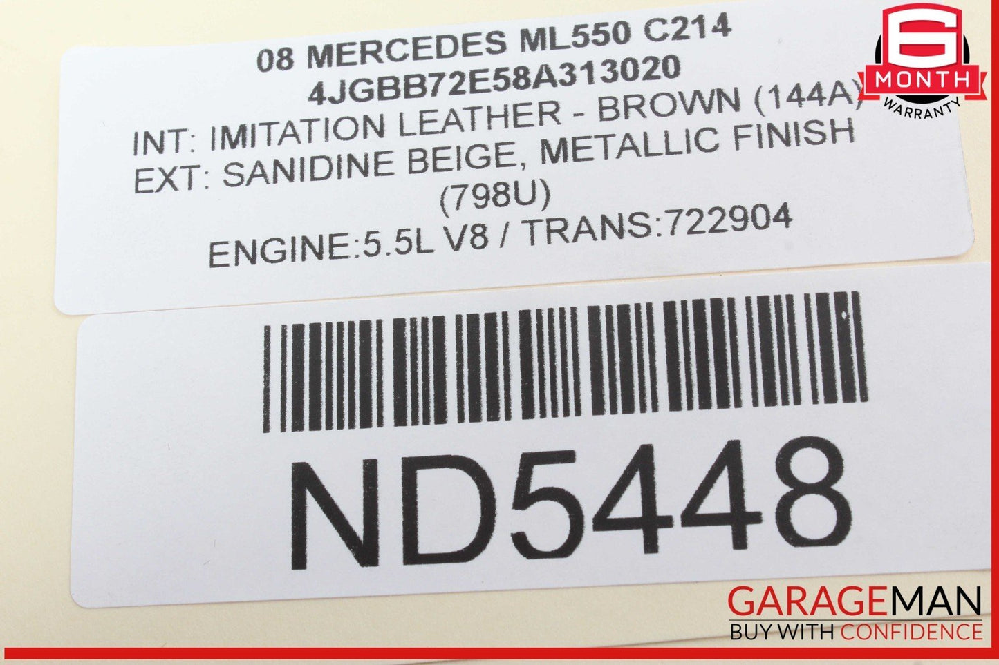 06-19 Mercedes W164 ML550 GL450 Rear Glass Windshield Wiper Motor 2518200042