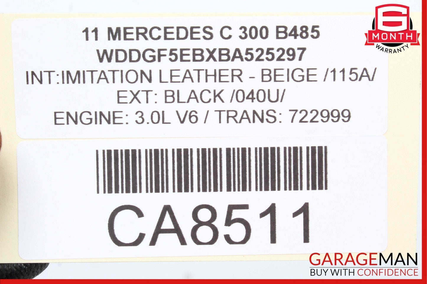 08-15 Mercedes W204 C300 C250 Front Right Side Spindle Knuckle Hub Bearing OEM
