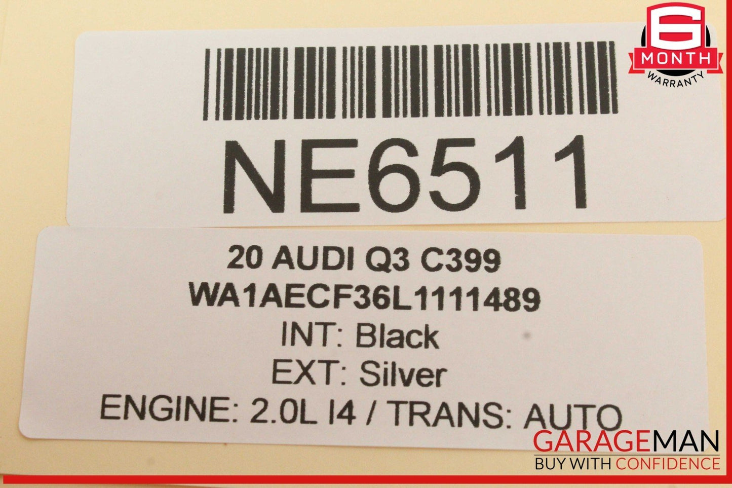 19-24 Audi Q3 Rear Window Wiper Motor 5E5955711B OEM