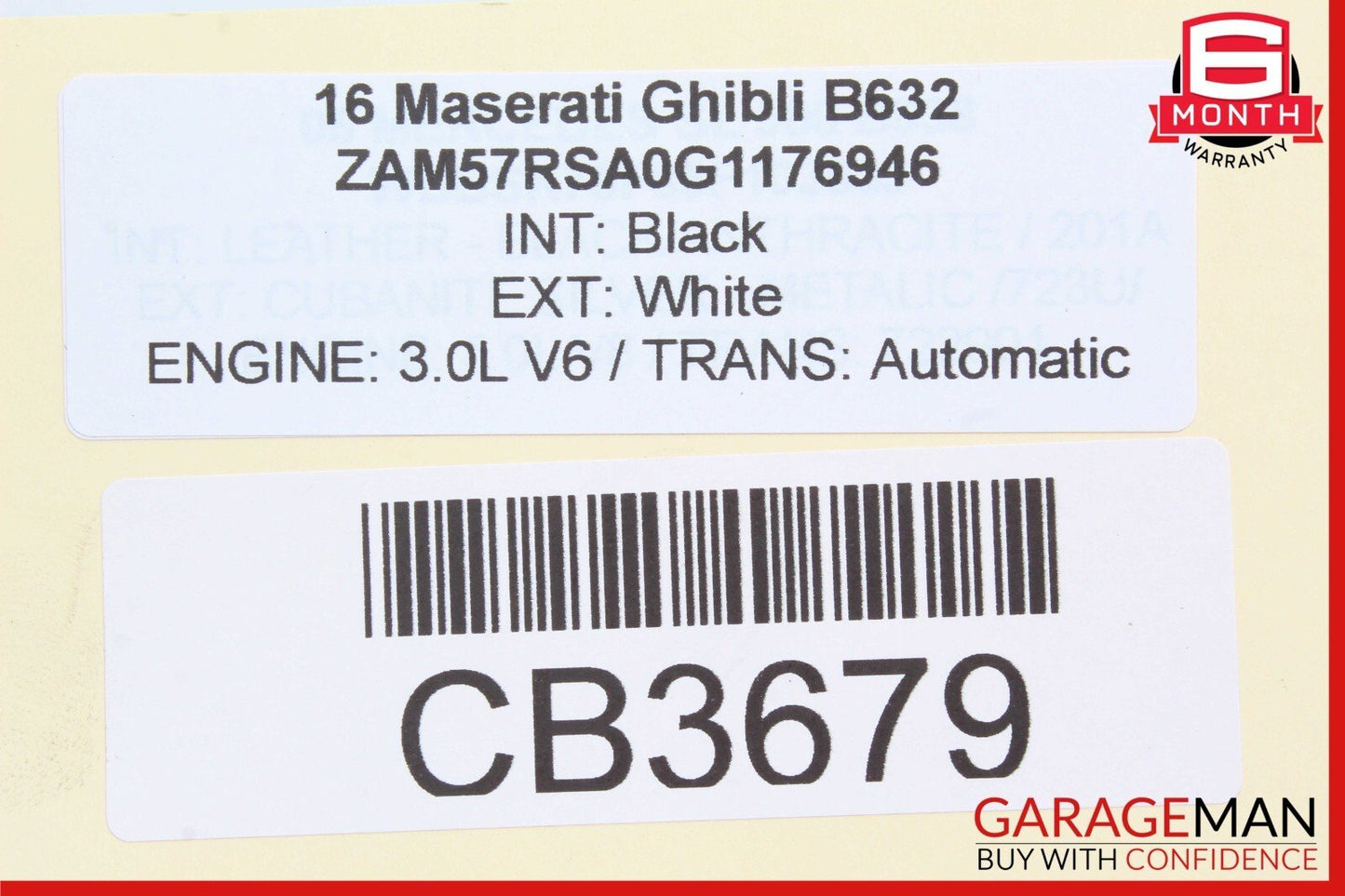 14-20 Maserati Ghibli M157 Power Brake Booster Master Cylinder Assy