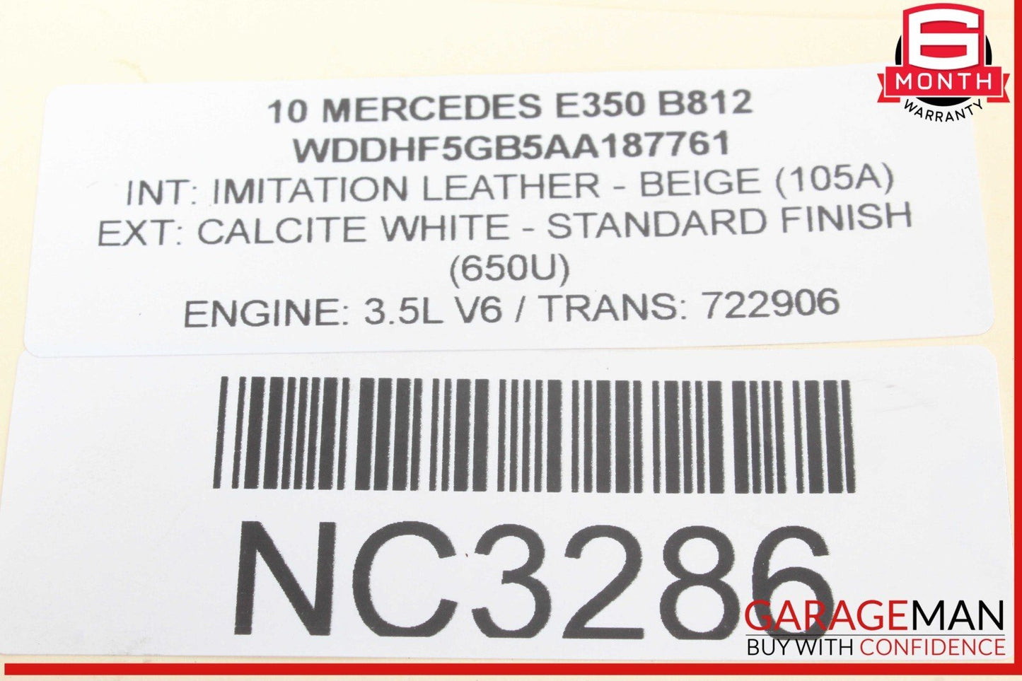 10-11 Mercedes W212 E350 Engine Motor Wire Wiring Harness 2720106398 OEM