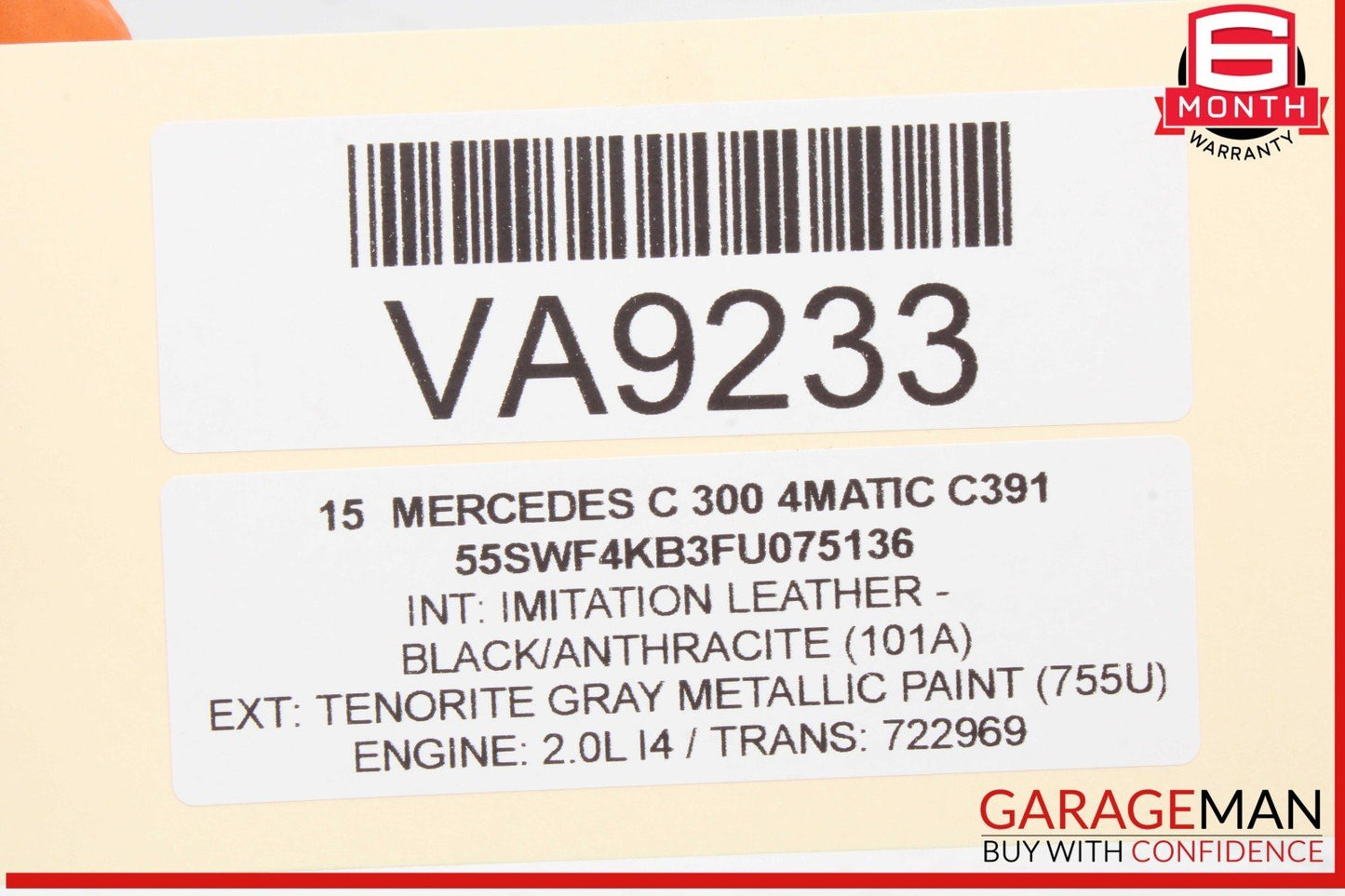 15-18 Mercedes W205 C300 4MATIC Dashboard Sam Signal Acquisition Module Unit OEM