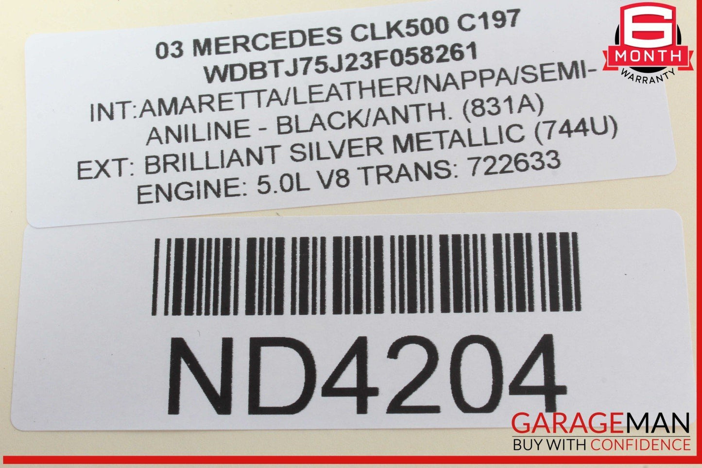 01-04 Mercedes W209 CLK500 C240 Dash Hazard Light Controller Switch Module Unit