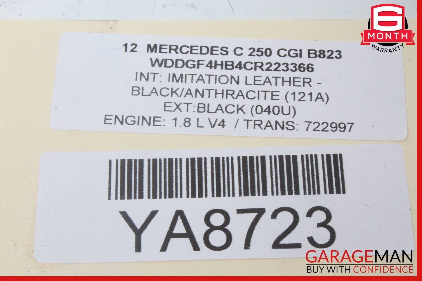 12-14 Mercedes W204 C250 Fuel Gas Pump Level Sensor Sending Unit Assembly