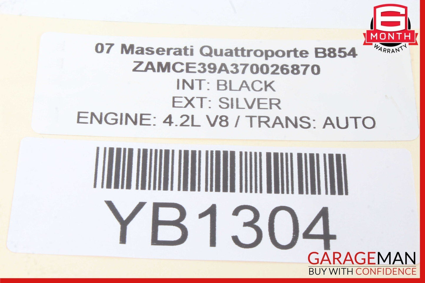 03-13 Maserati Quattroporte S M139 Dashboard Center Console CD Player Cover OEM