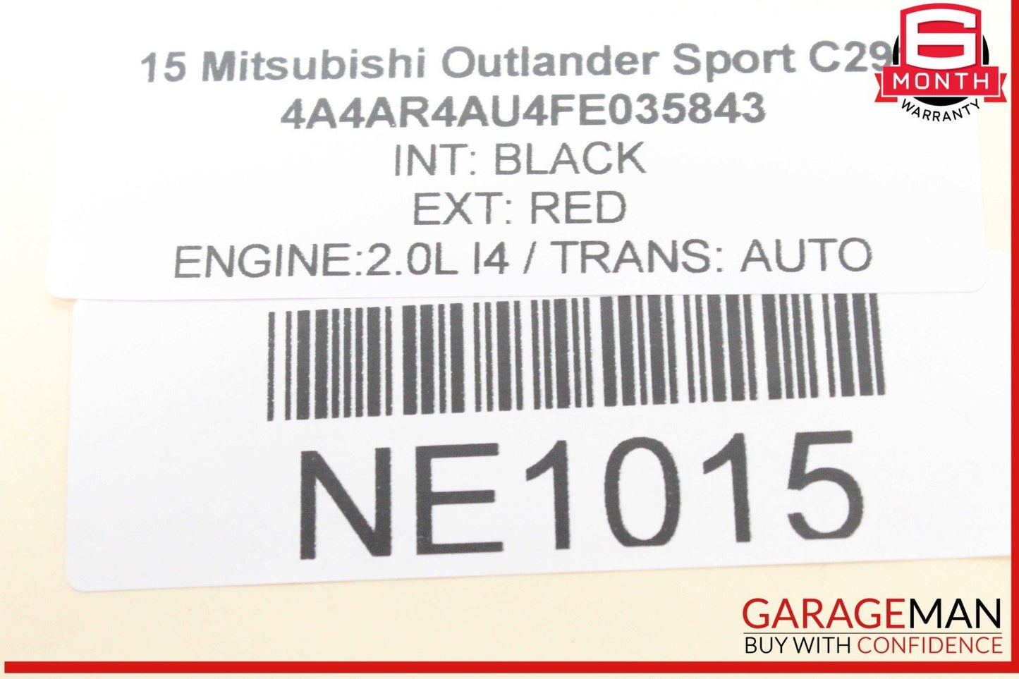 11-15 Mitsubishi Outlander Sport Front Right Passenger Side Fog Light Foglight