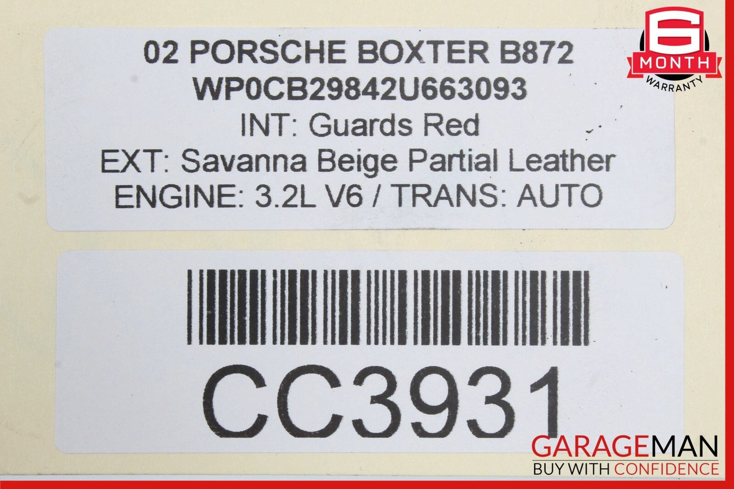 97-04 Porsche Boxster 986 Rear Subframe Sub Frame Mount Bracket Brace Assembly
