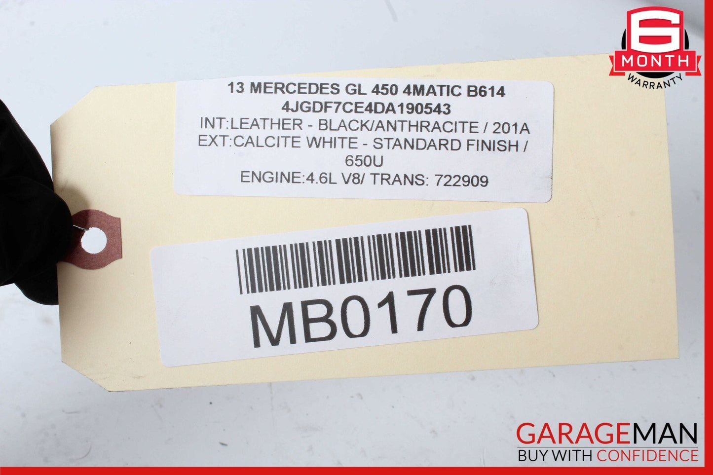 12-19 Mercedes X166 GL450 GLE350 Rear Left Driver Side Lower Control Arm OEM