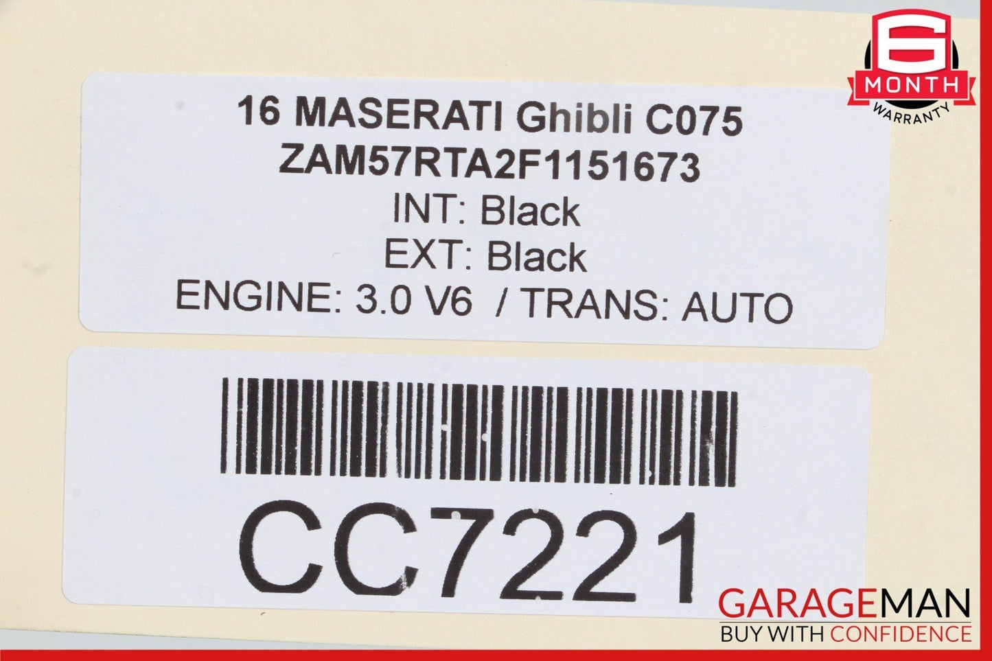 14-19 Maserati Ghibli Rear Sun Shade Sunshade Roller Blind Motor Assembly OEM