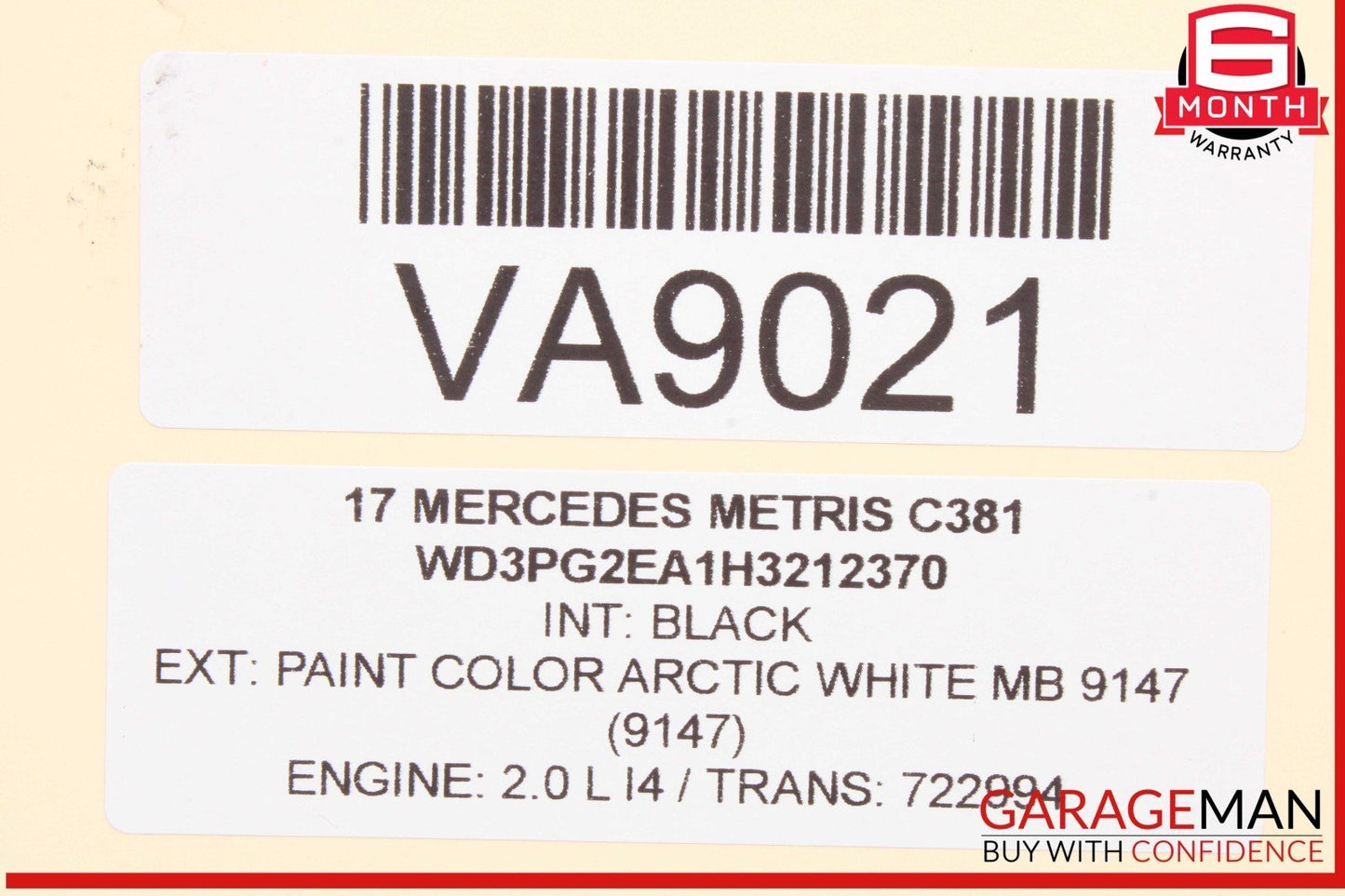 16-23 Mercedes W447 Metris Rear Left Driver Side Spindle Knuckle Wheel Hub OEM