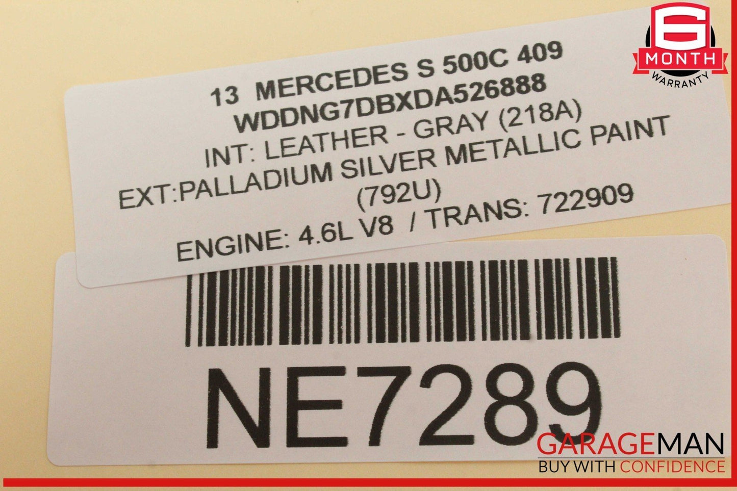 07-13 Mercedes W221 S550 S400 S600 Rear Left or Right Side Window Control Switch