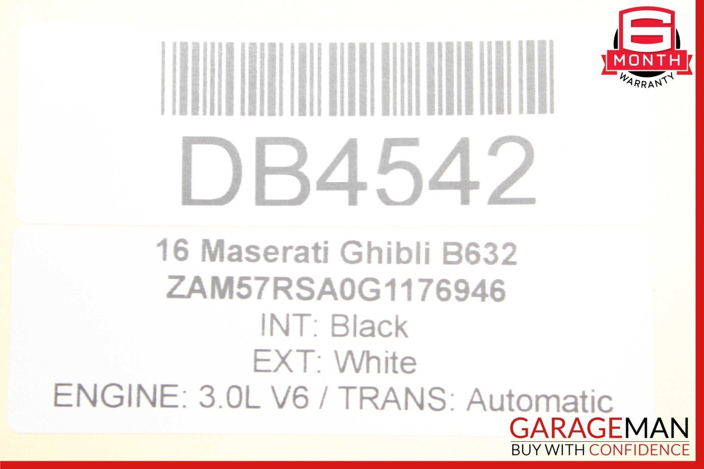 14-22 Maserati Ghibli M157 Rear Left Driver Side Interior Door Panel Cover Assy
