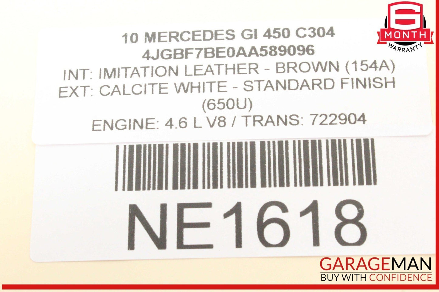 06-19 Mercedes X164 GL450 Rear Glass Windshield Wiper Motor 2518200042 OEM