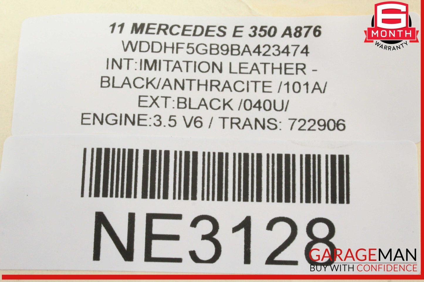 10-13 Mercedes W212 E350 Front Left Driver Side Exterior Door Handle Black OEM