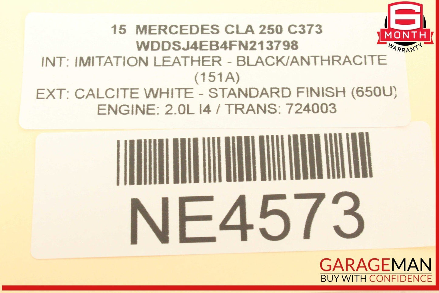 14-20 Mercedes W117 CLA250 GLA250 Front Dash Dashboard Panel Cover Molding OEM
