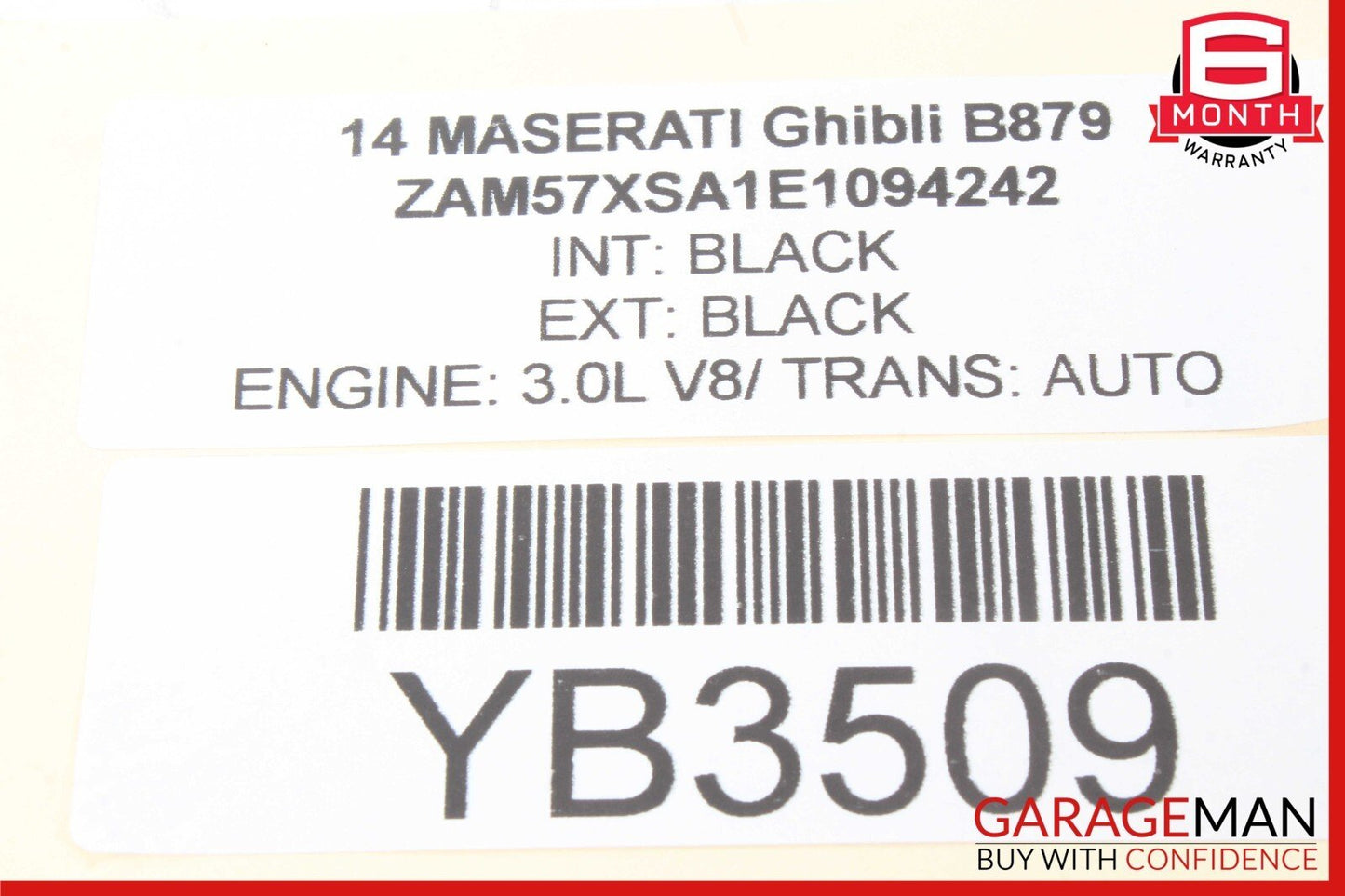 14-22 Maserati Ghibli SQ4 M157 Front Right Passenger Side Seat Belt Retractor