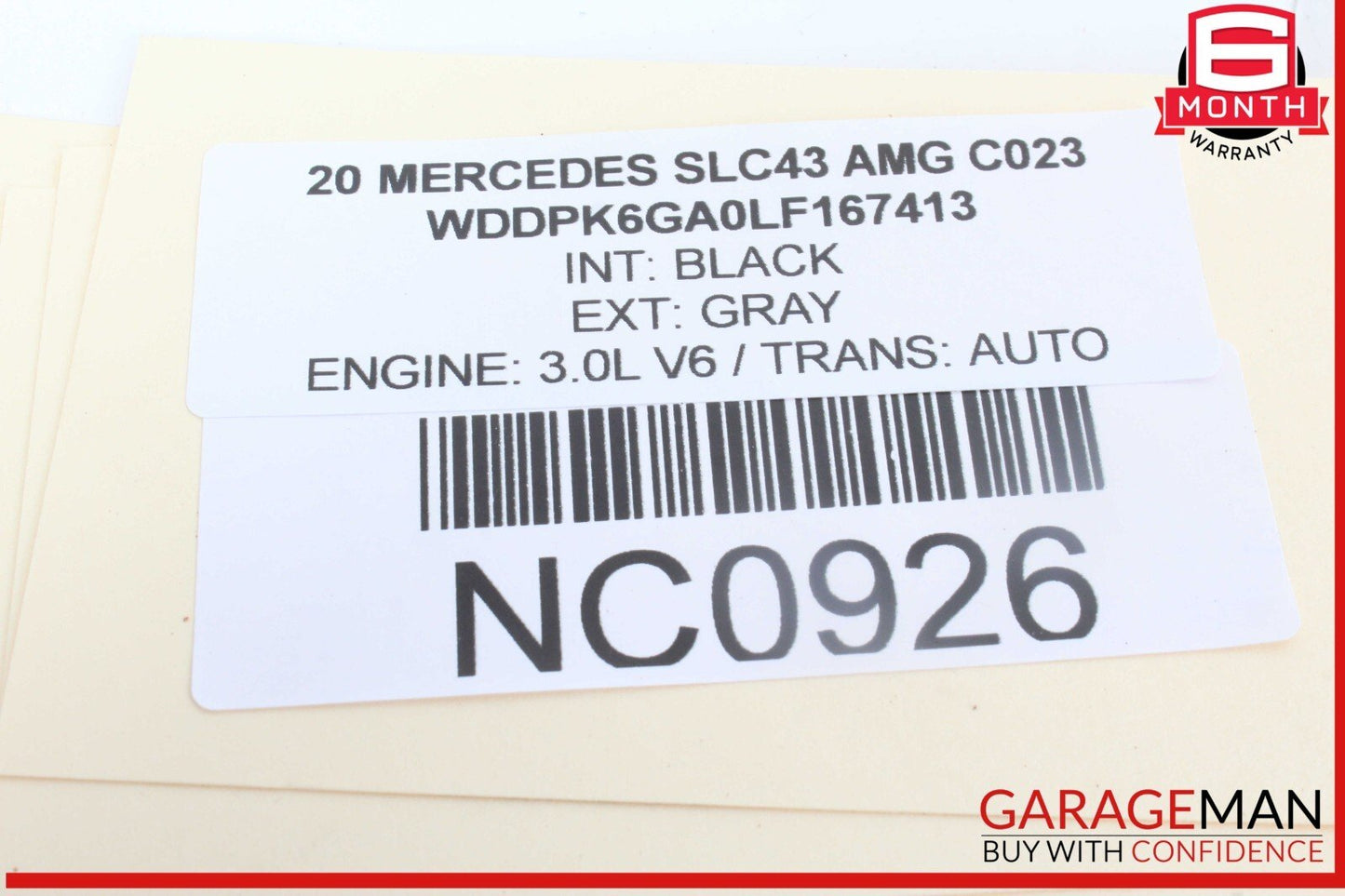 17-20 Mercedes SLC43 AMG Front Dash GPS Navigation Information Display Screen