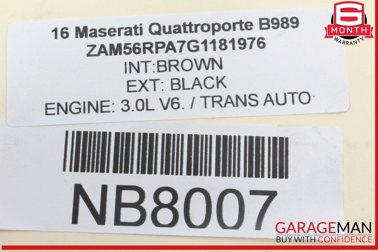 14-20 Maserati Quattroporte Ghibli Left Turbocharger Turbo Charger Manifold OEM