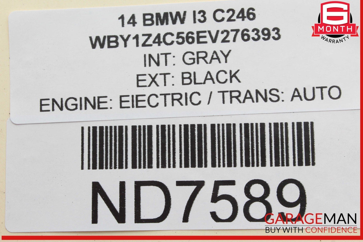 14-15 BMW i3 REME Base Control Unit Energy Management Module 8638514 OEM