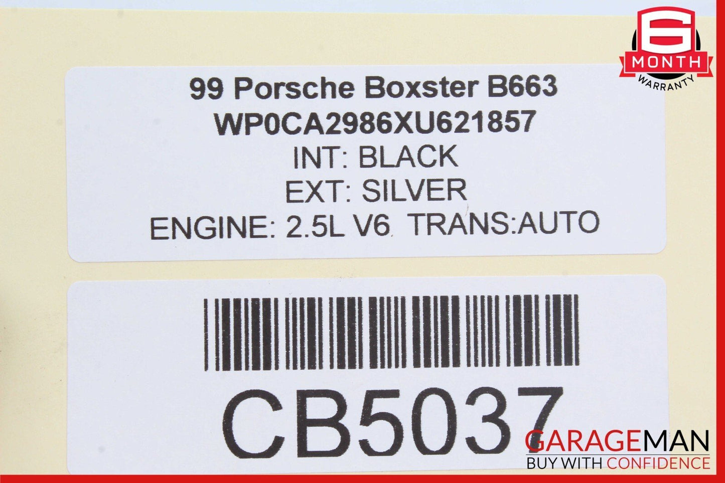 97-04 Porsche Boxster 986 Rear Trunk Lid Deck Lower Lock Latch Actuator