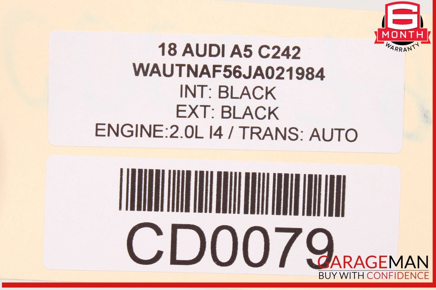 17-24 Audi A5 A4 RS5 S4 AWD Rear Stabilizer Anti Roll Sway Bar w/ Links OEM