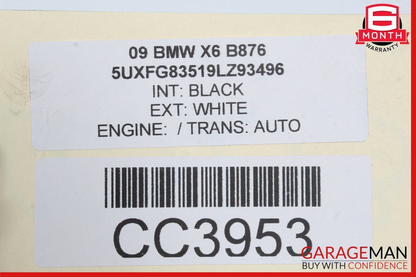 08-14 BMW E71 X6 X5 Front Bumper Reinforcement Impact Bar Rebar OEM