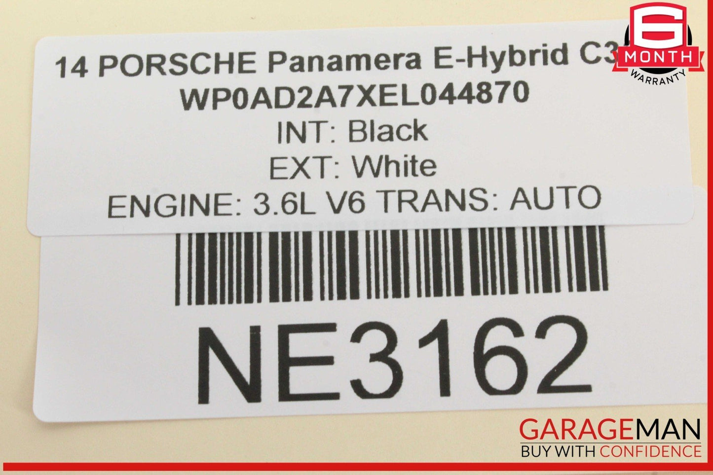 10-16 Porsche Panamera 970 E-Hybrid Rear Left Driver Side Exterior Door Handle