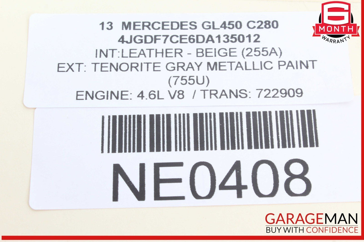 12-19 Mercedes X166 GL450 Rear Right Passenger Side Lower Control Arm OEM