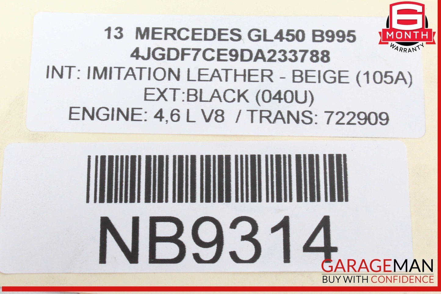 12-19 Mercedes X166 GL450 Front Left Driver Side Spindle Knuckle Hub OEM