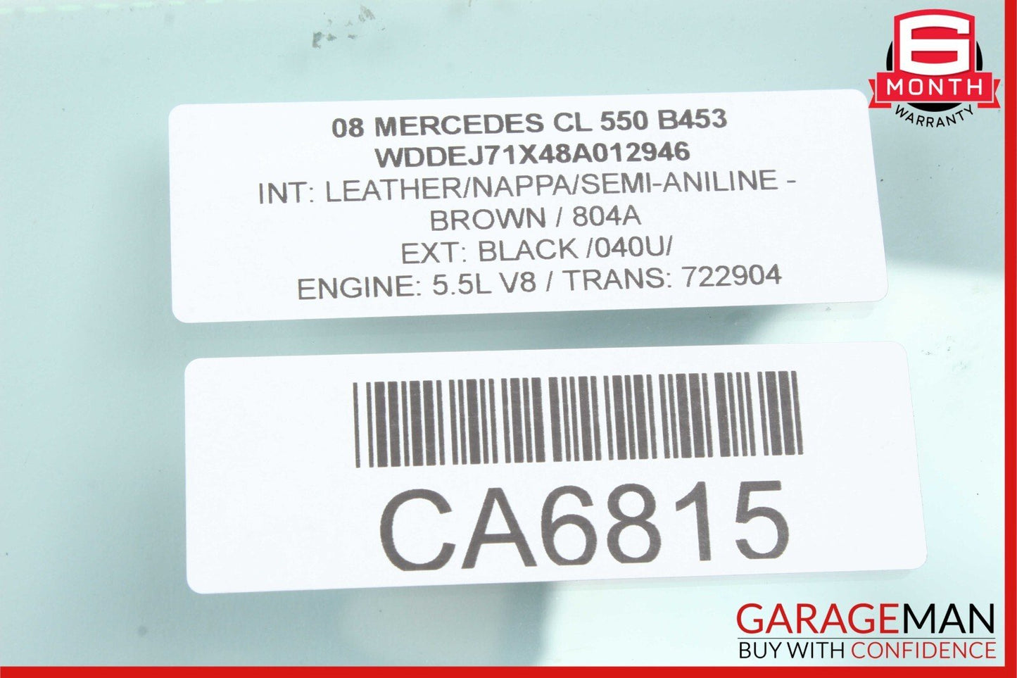07-14 Mercedes W216 CL550 AMG Front Left Driver Side Door Window Glass OEM