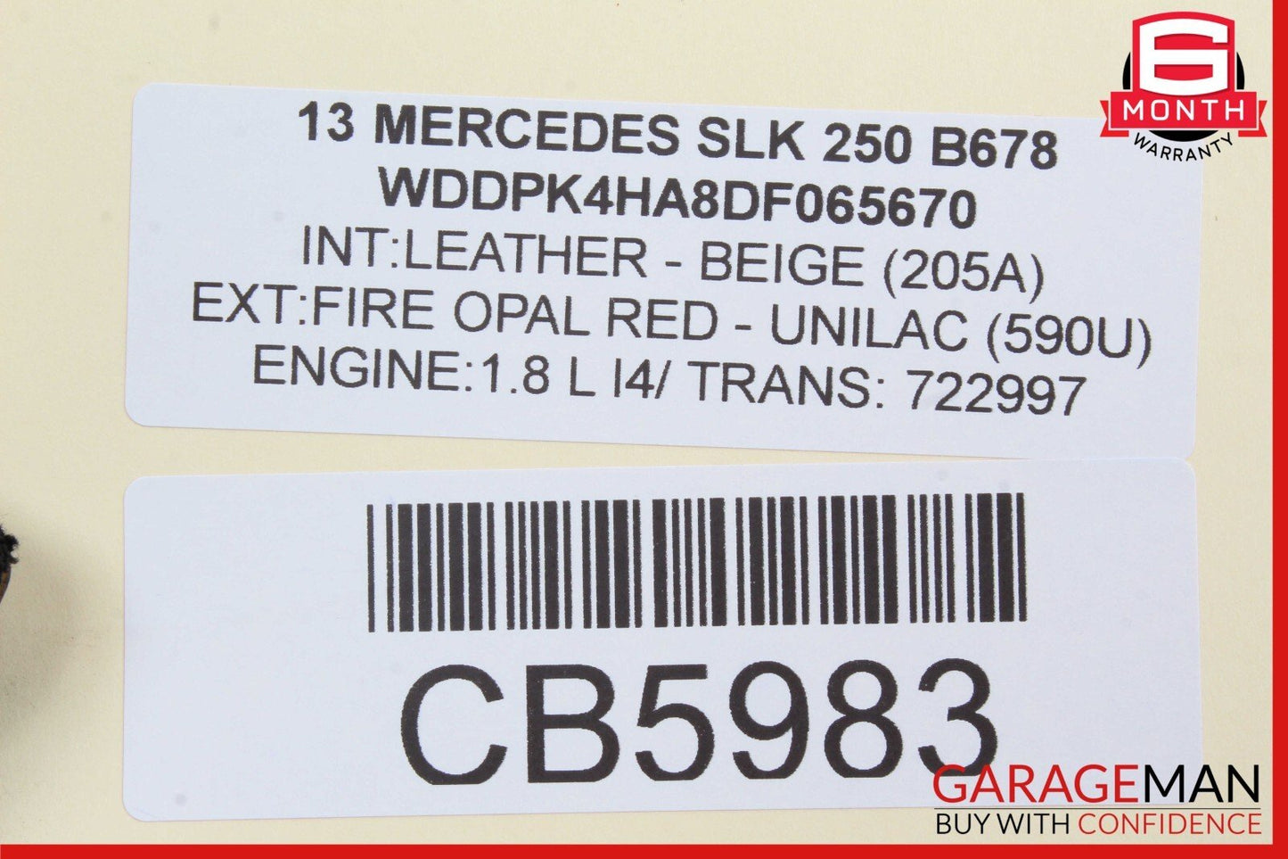 12-20 Mercedes R172 SLK350 Front Left Side Door Window Regulator Motor Unit OEM