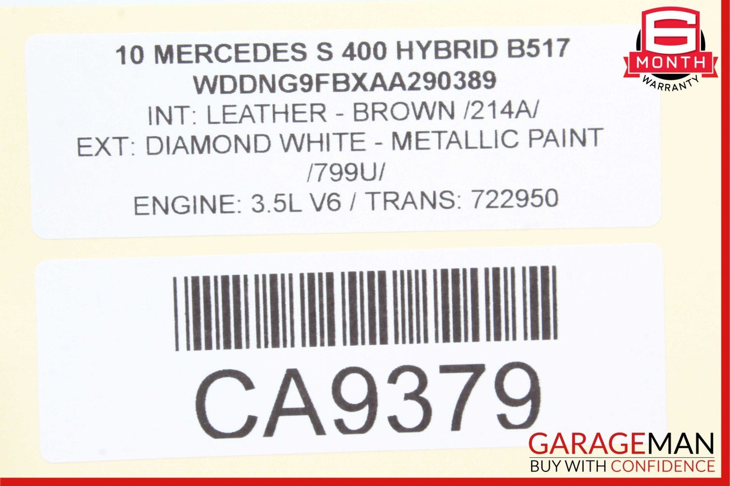 07-14 Mercedes W221 S400 CL550 A/C AC Heater Temp Climate Control Switch OEM