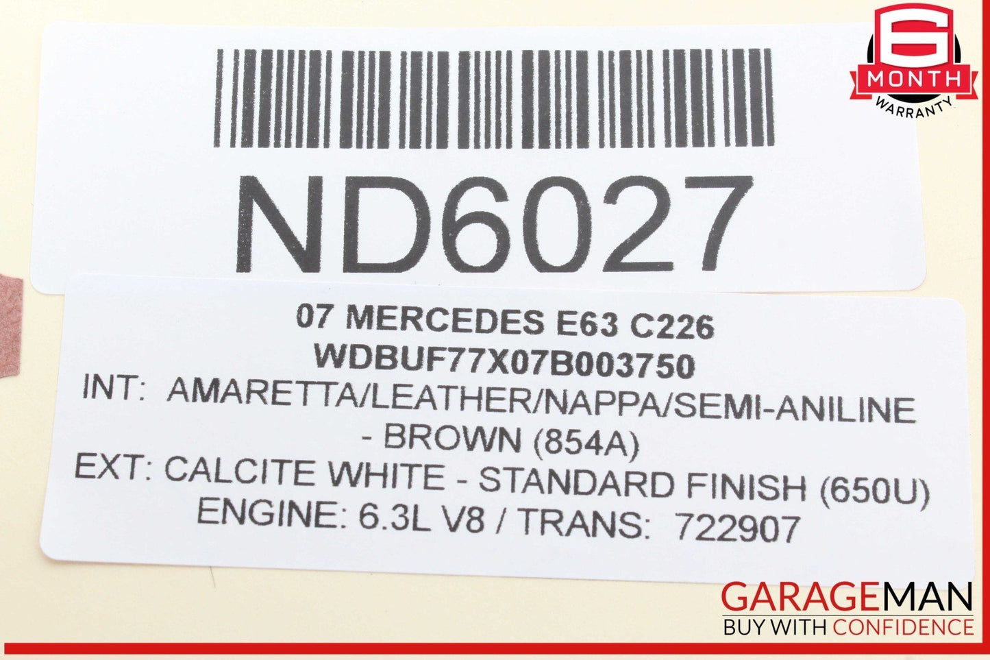 03-08 Mercedes W211 E63 AMG Command Head Unit Navigation Radio CD OEM