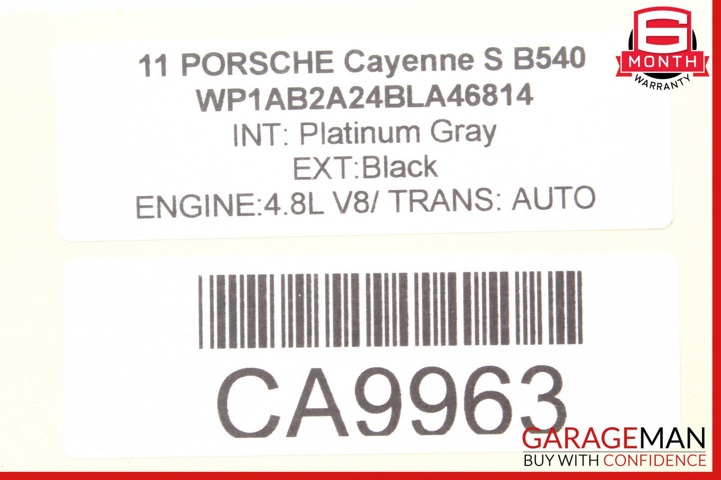 11-17 Porsche Cayenne 958 Front Left / Right Suspension Upper Control Arm OEM