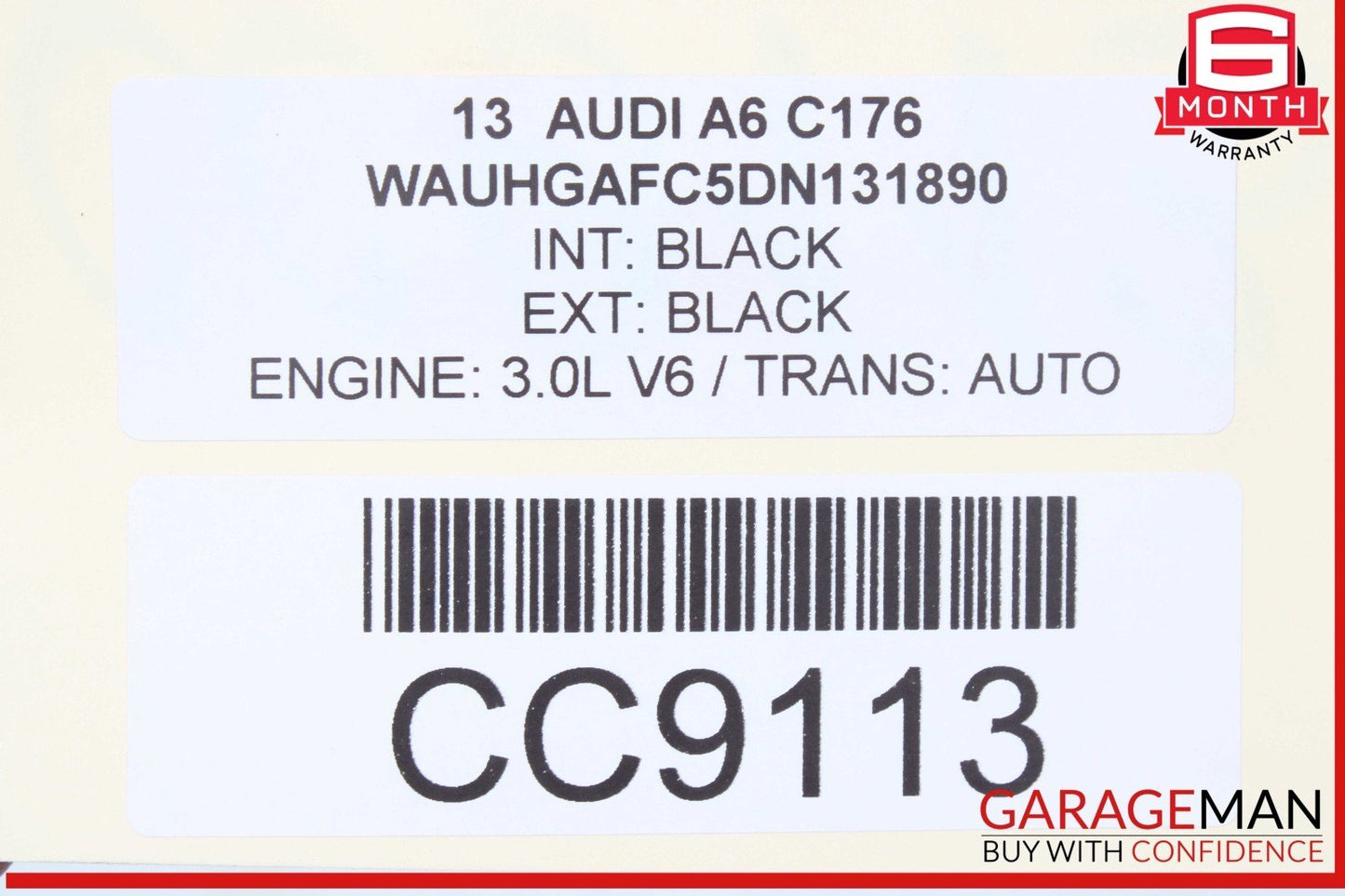 12-18 Audi A6 A7 Rear Stabilizer Sway Bar 4G0511305G OEM