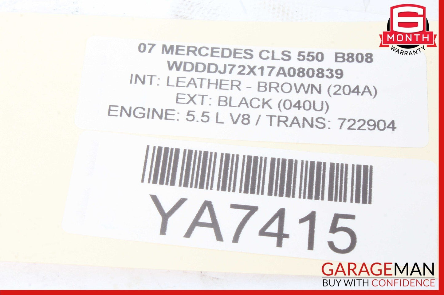 06-11 Mercedes W219 CLS550 CLS500 Center Dash Trim Panel Cover Bezel Wood OEM