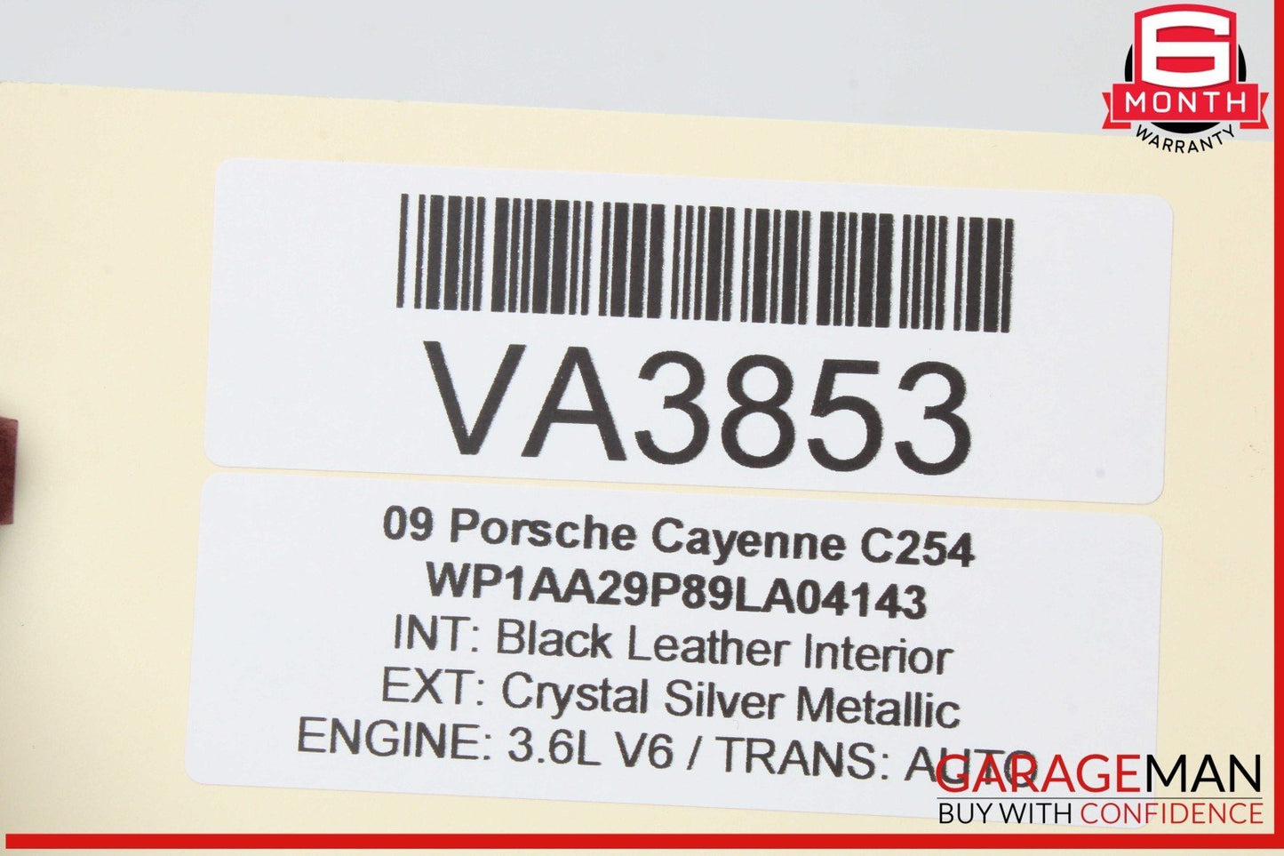 03-10 Porsche Cayenne 955 957 Front Right Side Door Window Regulator Motor OEM