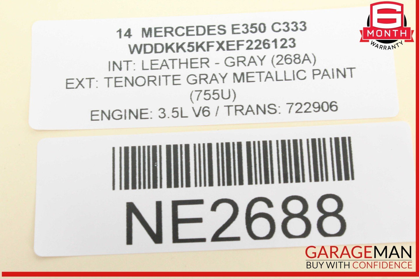 10-16 Mercedes W212 E350 E250 E550 Dashboard Dash AC A/C Air Vent Left Trim OEM
