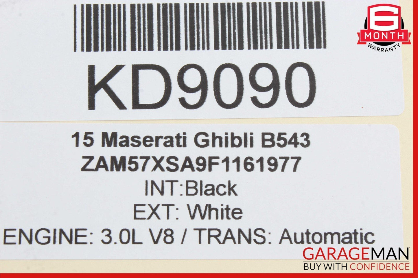 14-20 Maserati Ghibli M157 Brake Master Cylinder Power Booster OEM