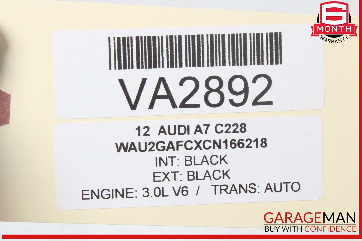 12-18 Audi A7 A6 SQ5 Rear Left or Rear Right Side CV Axle Shaft 8R0501203C OEM