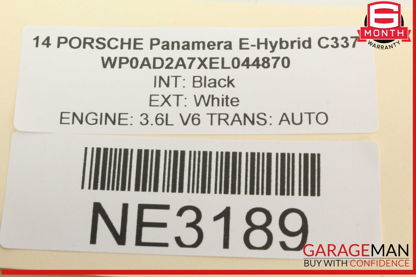 10-16 Porsche Panamera 970 E-Hybrid Front Console Shifter Trim w/ Ash Tray OEM