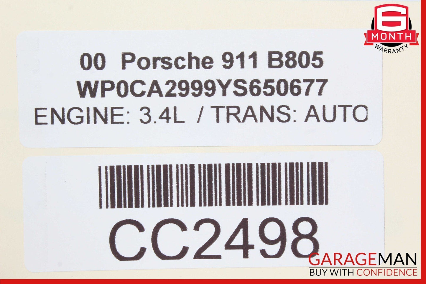 99-05 Porsche 996 Carrera 911 Boxster Power Steering Rack and Pinion Assembly
