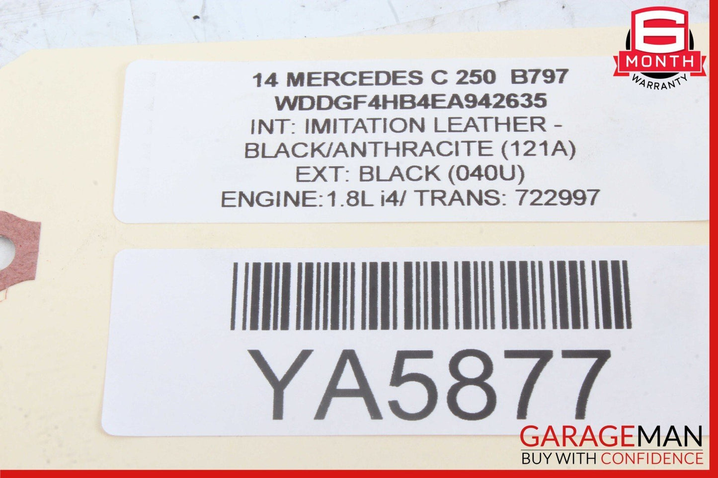 12-14 Mercedes W204 C250 C350 C63 AMG Rear SAM Module Relay Fuse Box OEM